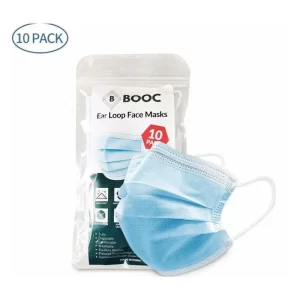 DISPOSABLE FACE MASKS PKT 10