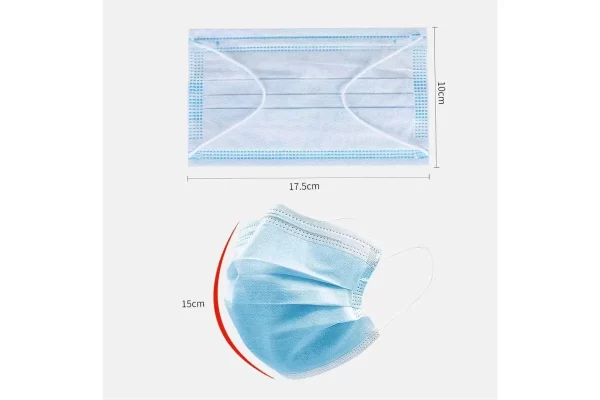 DISPOSABLE FACE MASKS PKT 10 - Image 3