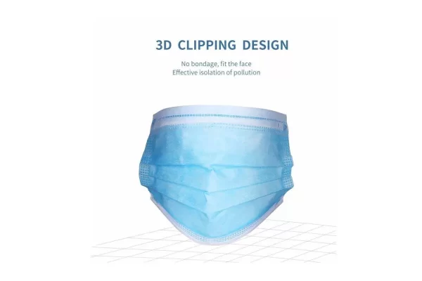 DISPOSABLE FACE MASKS PKT 10 - Image 2