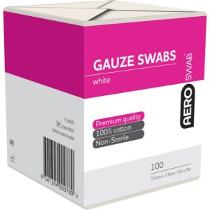 Non-Sterile Gauze Swab 7.5 x 7.5cm Pack 100