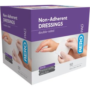 Low Adherent Dressing Pad 10cm x 10cm Box 50