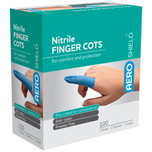 Nitrile Finger Cots Large Packet 50
