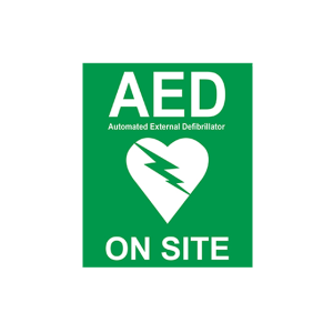 AED On Site Sticker