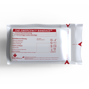 Civilian Trauma & Haemorrhage Control Wound Dressing (white) 10 x 17cm