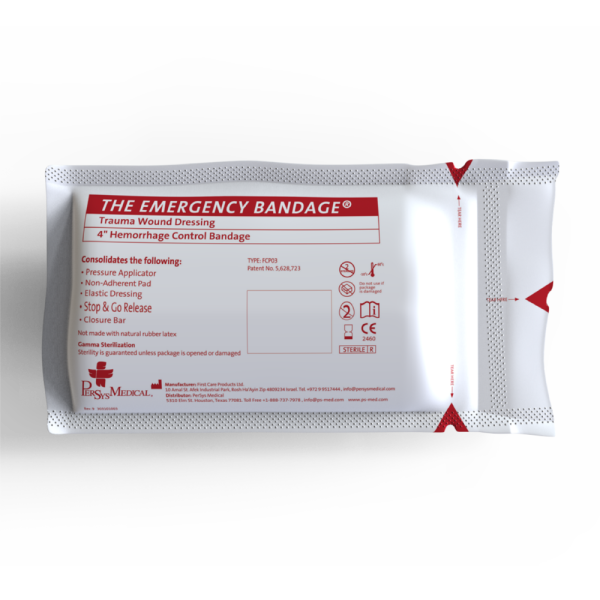 Civilian Trauma & Haemorrhage Control Wound Dressing (white) 10 x 17cm