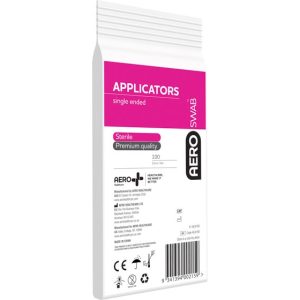 Cotton Tip Single End Applicator (100)