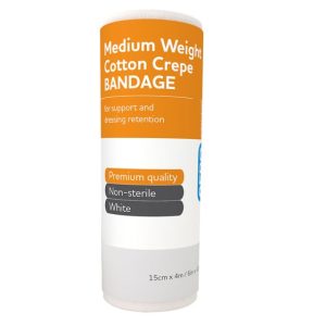 Medium Cotton Crepe Bandage 15cm x 4m