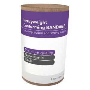 Heavy Weight Conforming Bandage 7.5cm x 4m